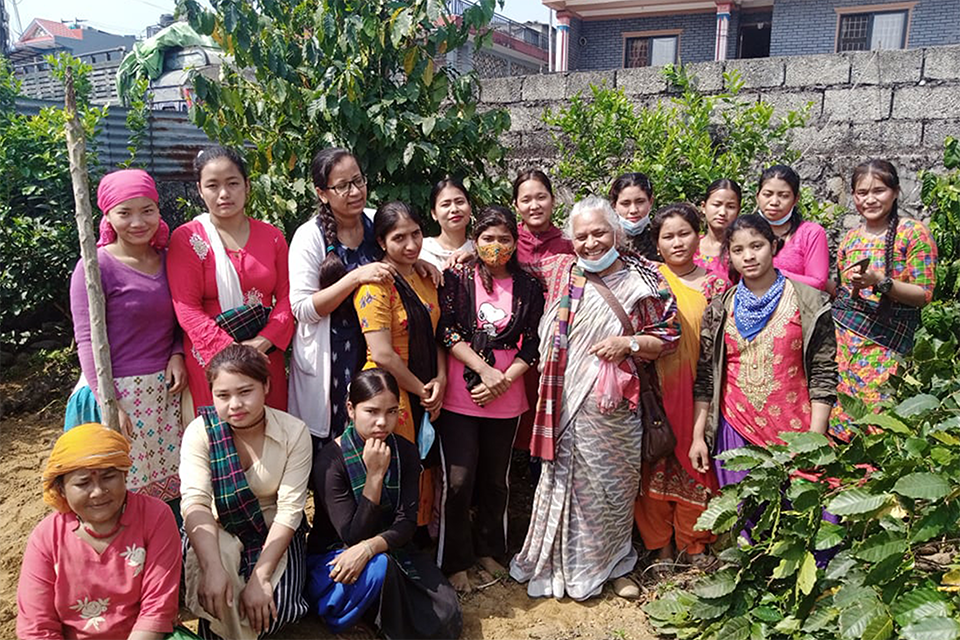 Group of Sewing Class Participants